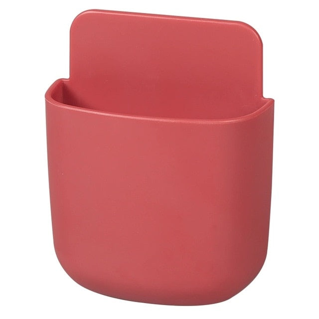 Strong Adhesive Wall-Mounted Remote Control Storage Box