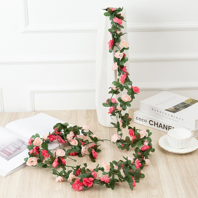 Colorful Rose Flowers Decorative Vine
