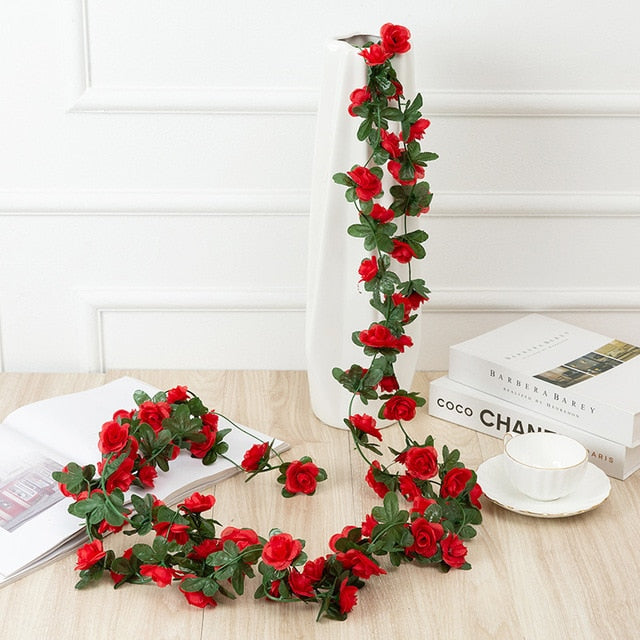 Colorful Rose Flowers Decorative Vine
