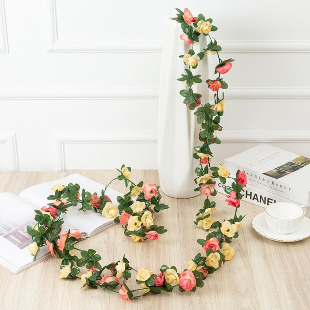 Colorful Rose Flowers Decorative Vine