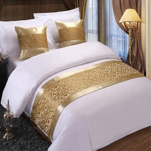 Luxury Floral Pattern Bed Runner