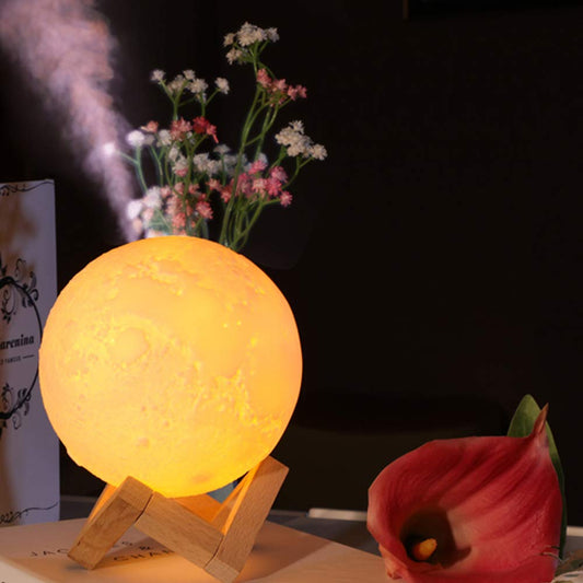 Adjustable Brightness Aroma Diffuser Full Moon Lamp