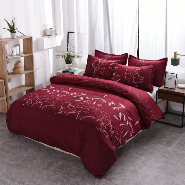 3D Flowers Printed Duvet Cover Sets